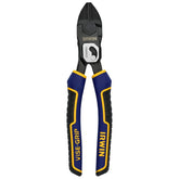 Irwin PowerSlot IWHT84001 Diagonal Plier, 8 in OAL, 12/2 AWG Cutting Capacity, 0.6 in Jaw Opening